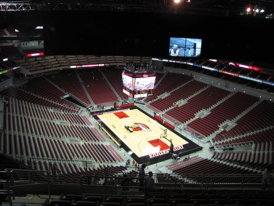 Hiny Hiders Bathroom Partitions at the KFC Yum! Center Hiny Hiders Bathroom Partitions at the KFC Yum! Center