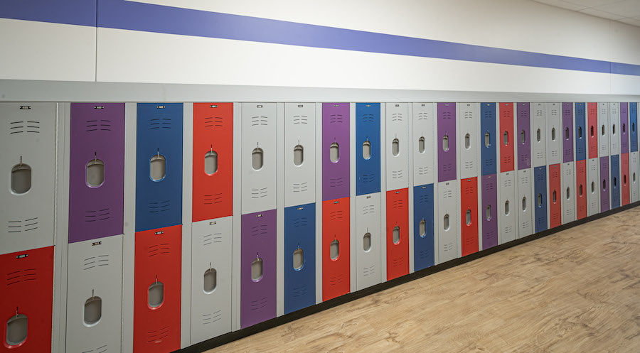 Duralife Lockers at Power Center Academy Duralife Lockers at Power Center Academy